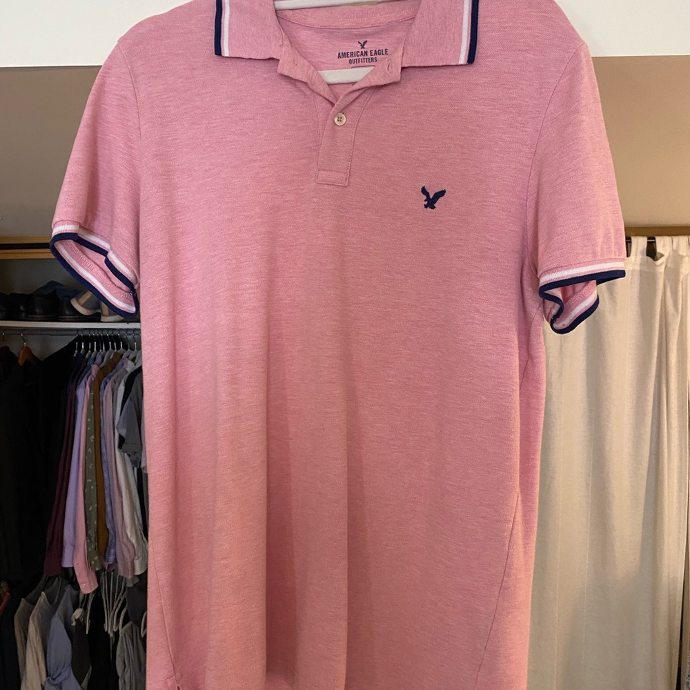 Pink AE polo